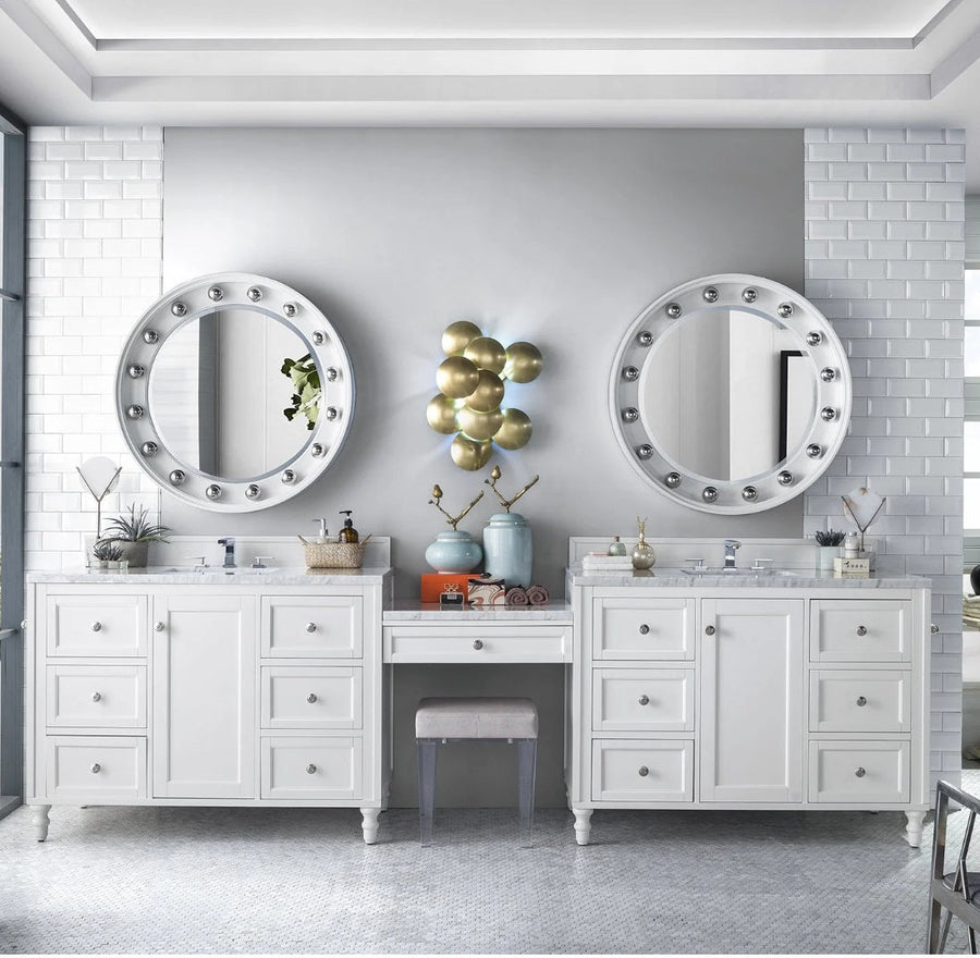 Complete Master Bathrooms with Makeup Station solutions
