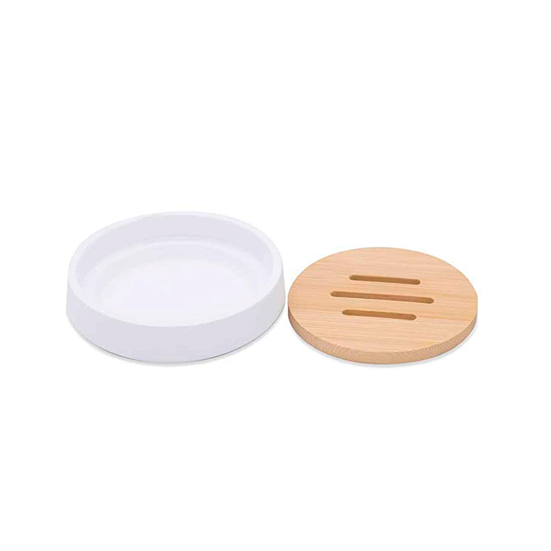 Bella Bathroom Accessories Set - Free Standing - Resin/Matt White
