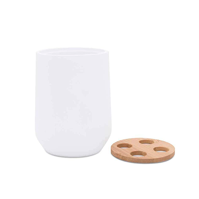 Bella Bathroom Accessories Set - Free Standing - Resin/Matt White