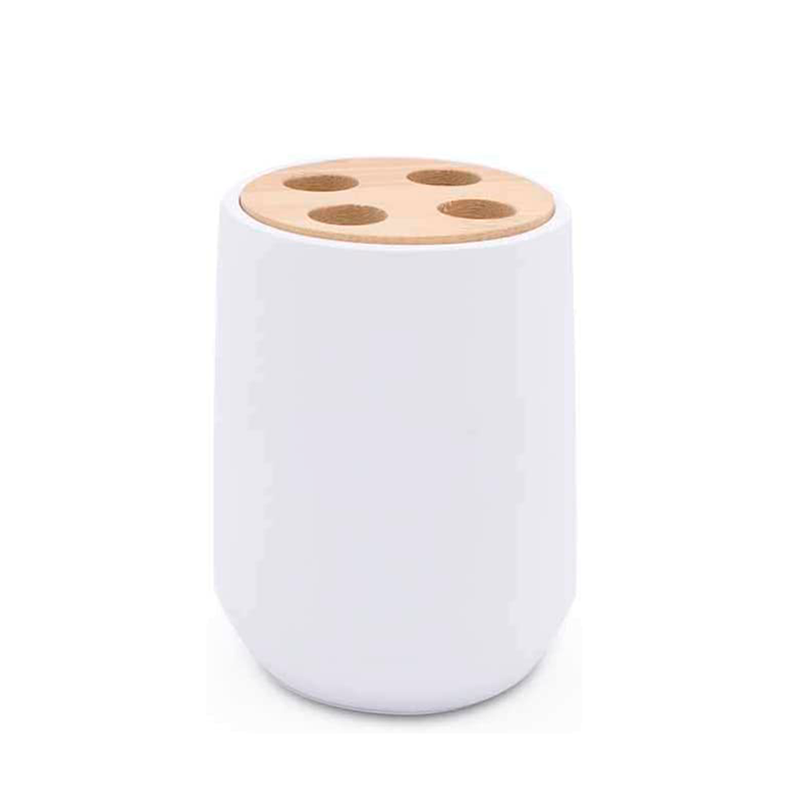 Bella Bathroom Accessories Set - Free Standing - Resin/Matt White