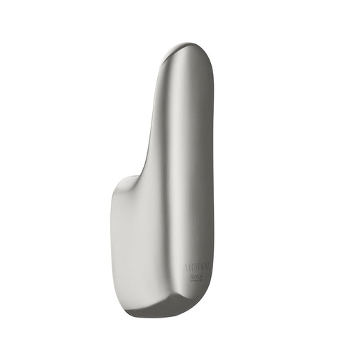 Baia Single Hook - Wall Mount - 1" Metal/Brushed Steel
