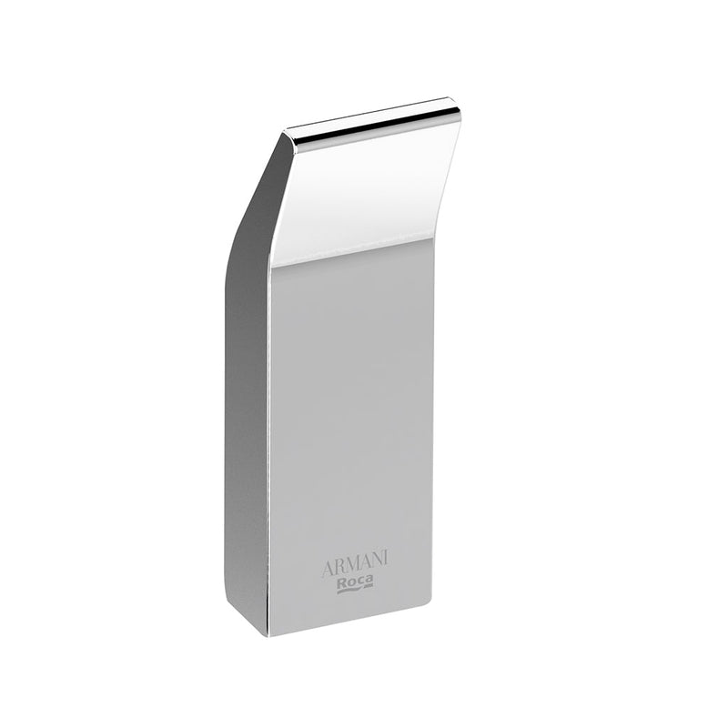 Island Single Hook - Wall Mount - 1" Metal/Polished Chrome