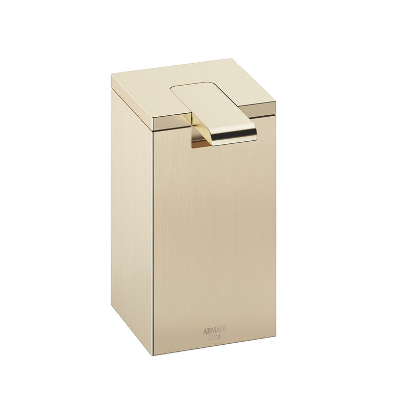 Island Soap Dispenser - Free Standing - 5" Metal/Greige