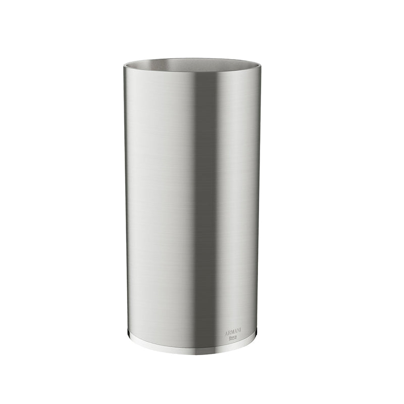 Baia Bathroom Accessories Set - Free Standing - Metal/Brushed Steel