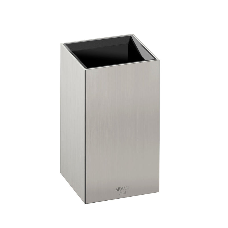 Island Bathroom Accessories Set - Free Standing - Metal/Brushed Steel