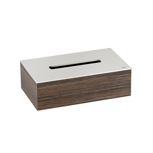 Island Tissue Box - Free Standing - 10" Metal/Brushed Steel