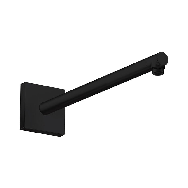 Showersolutions Shower Arm - Wall Mount - 15" Brass/Matt Black