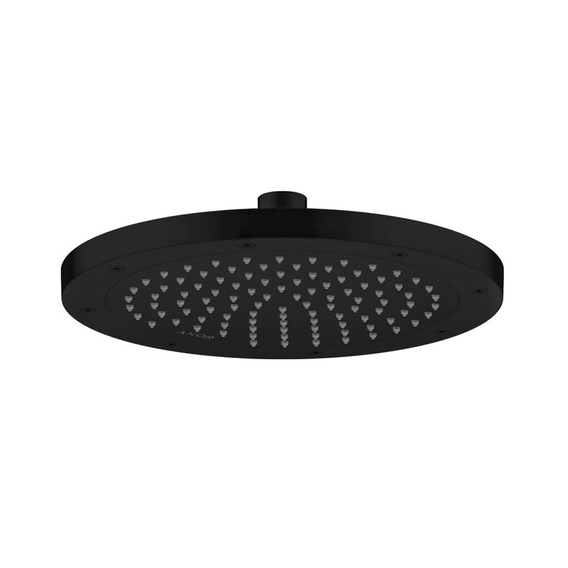 Showersolutions 2.5 Gpm Shower Head - Wall Mount - 10" Brass/Matt Black