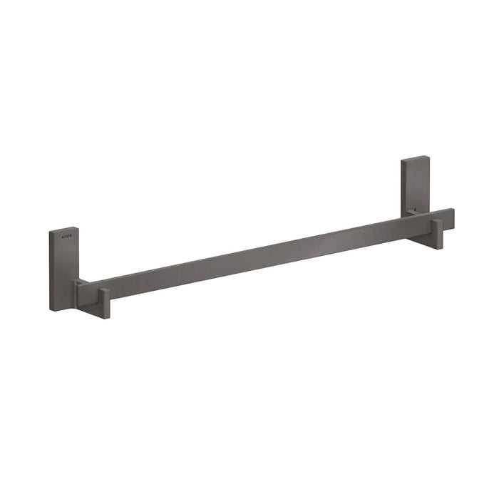 Universal Rectangular Towel Bar - Wall Mount - 24" Brass/Brushed Black Chrome