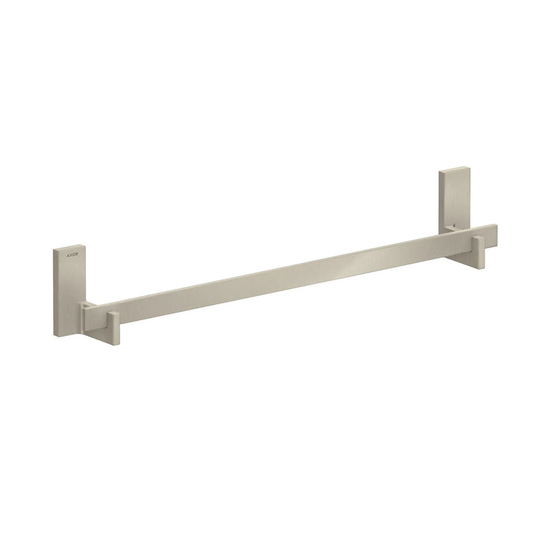 Universal Rectangular Towel Bar - Wall Mount - 24" Brass/Brushed Nickel