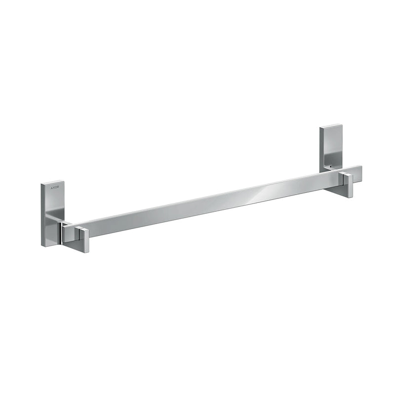 Universal Rectangular Towel Bar - Wall Mount - 24" Brass/Polished Chrome