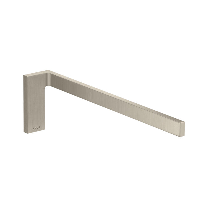 Universal Rectangular Single Towel Bar - Wall Mount - 15" Brass/Brushed Nickel