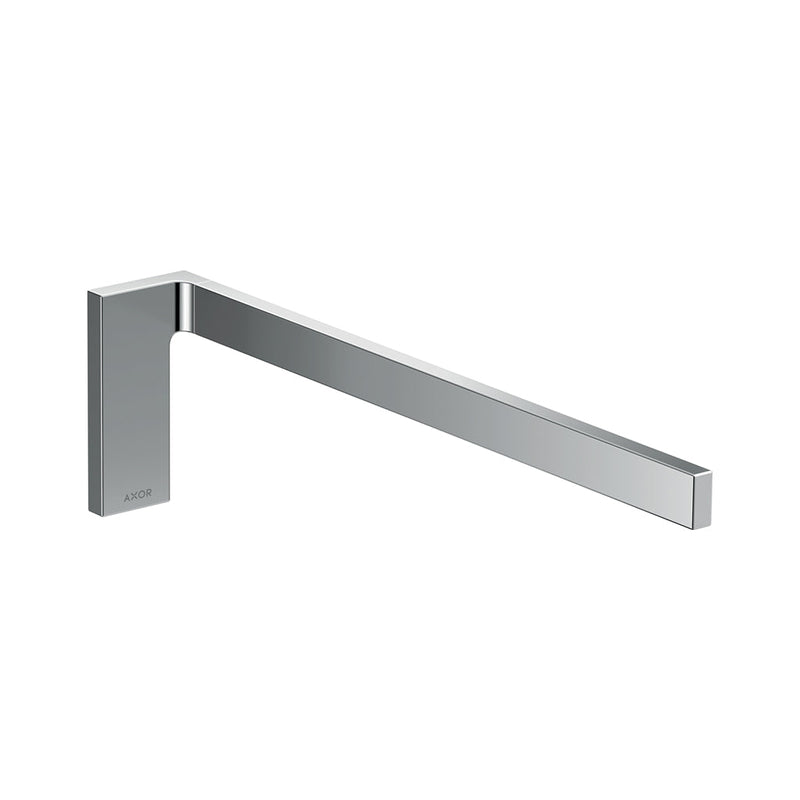 Universal Rectangular Single Towel Bar - Wall Mount - 15" Brass/Polished Chrome