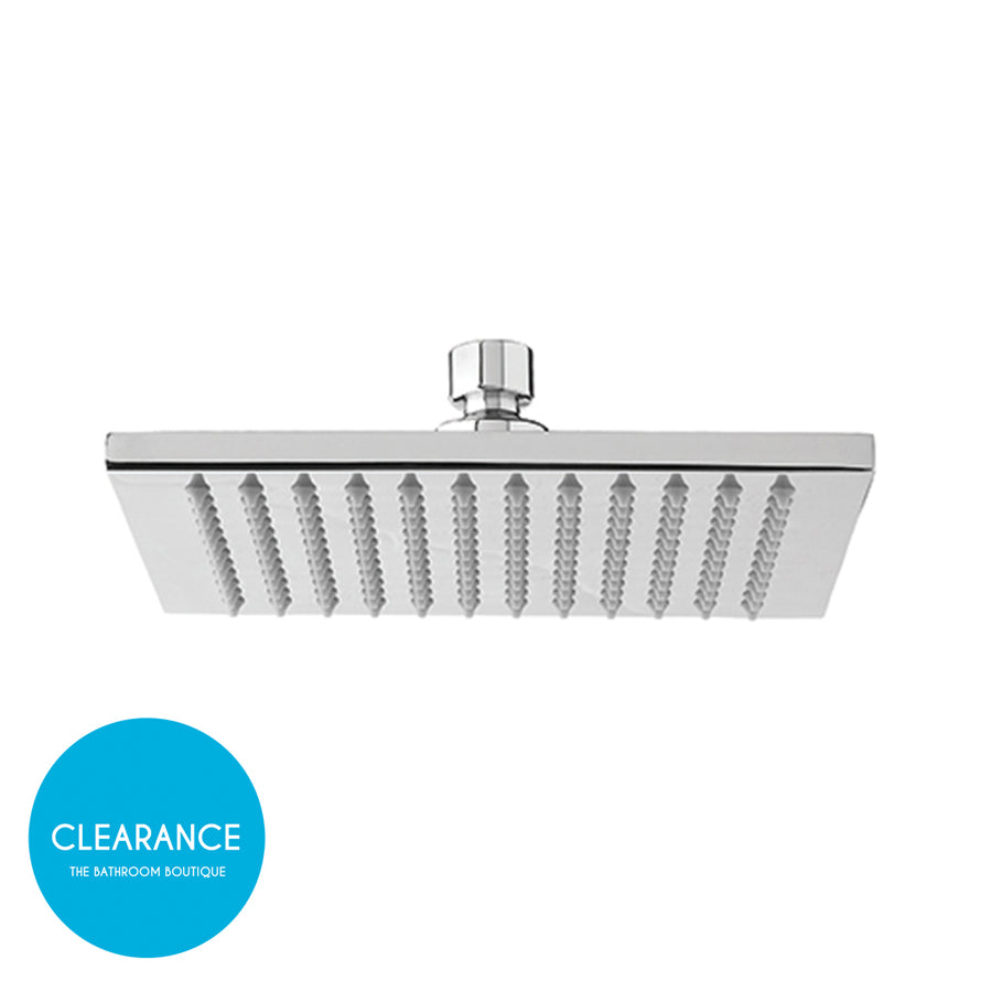 Square Rainhead Shower Head - Wall Or Ceiling Mount - 8" Brass/Polished Chrome (Final Sale)