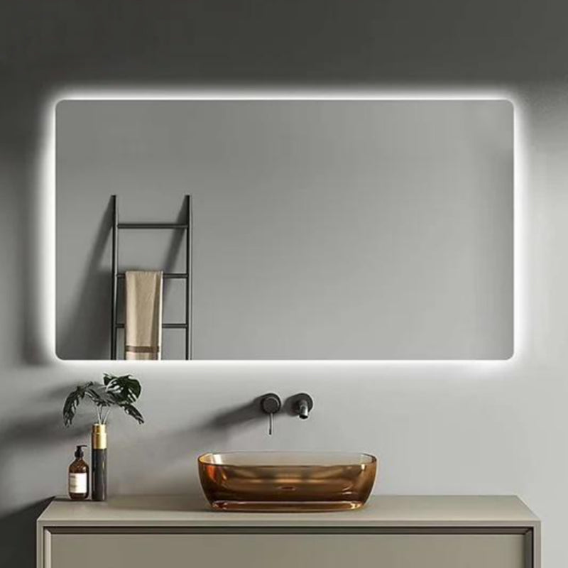 LMB Anti-Fog Frameless Led Backlight Vanity Mirror - Wall Mount - 60" Glass/Glass