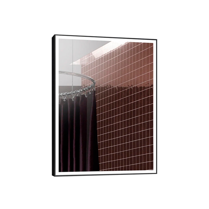 Frame Led Vanity Mirror - Wall Mount - 24" Aluminum/Matt Black
