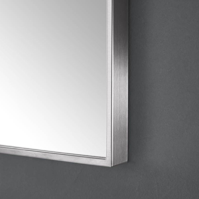 Sonoma Vanity Mirror - Wall Mount - 40" Stainless Steel/Brushed Stainless Steel