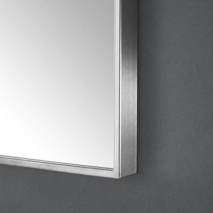 Sonoma Vanity Mirror - Wall Mount - 60" Stainless Steel/Brushed Stainless Steel
