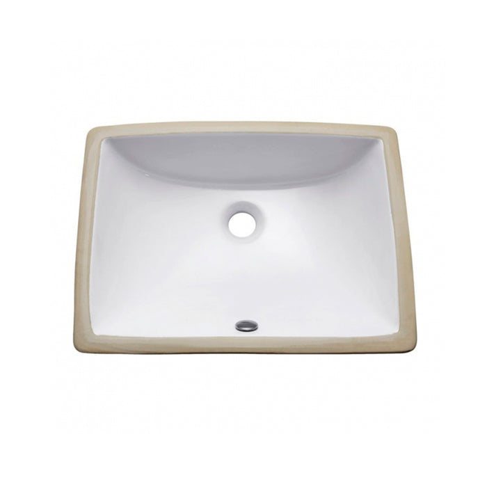 Allie 4 Drawers Bathroom Vanitywith Carrara Sink - Floor Mount - 42" Wood/White/Matte Gold