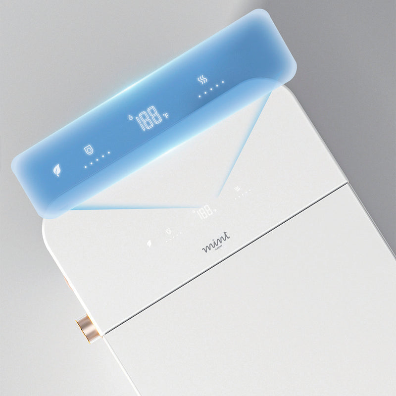 Mint Two Elongated Smart Toilets - Floor Mount - 15" Vitreous China/Polypropylene Sea/White/Black