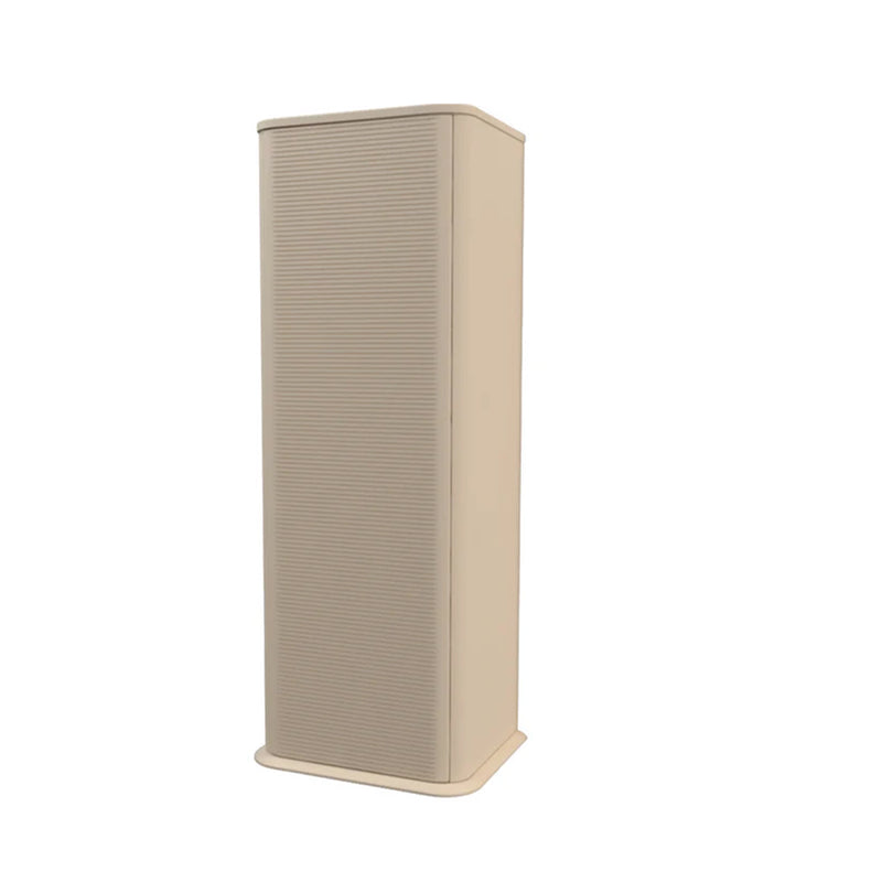 Idra Fluted Design Linen 1 Door Auxiliary Column - Wall Mount - 48" Mdf/Cotton