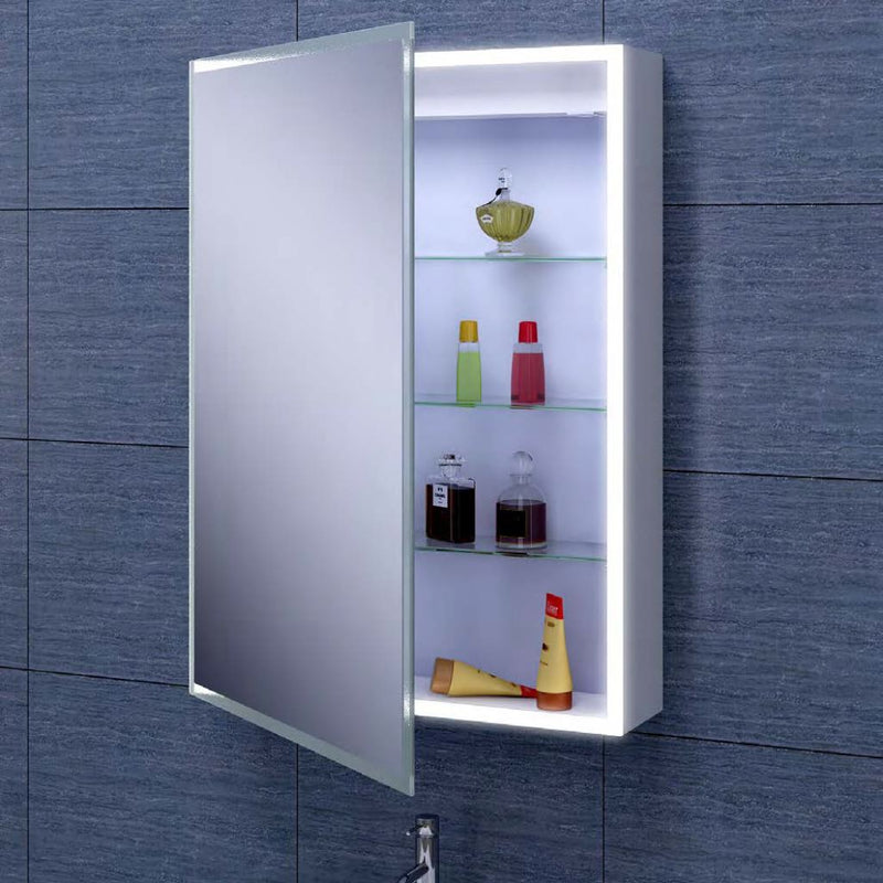 Medicine Cabinets Led Vanity Mirror - Wall Mount - 24W x 40H" Glass/Glass