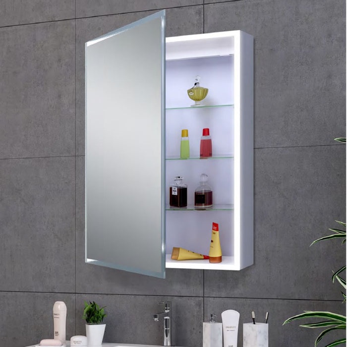 Medicine Cabinets Led Vanity Mirror - Wall Mount - 24W x 40H" Glass/Glass