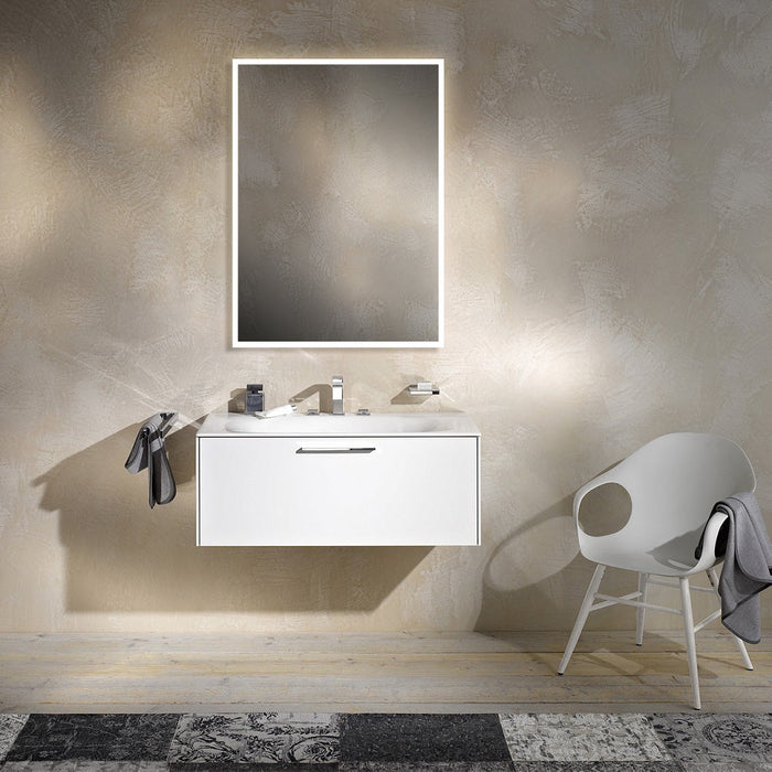 Milan Led Vanity Mirror - Wall Mount - 32W x 40H" Glass/Glass