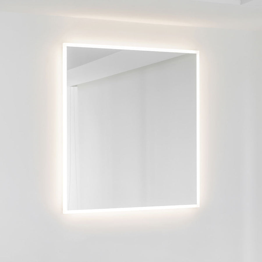Milan Led Vanity Mirror - Wall Mount - 40W x 40H" Glass/Glass
