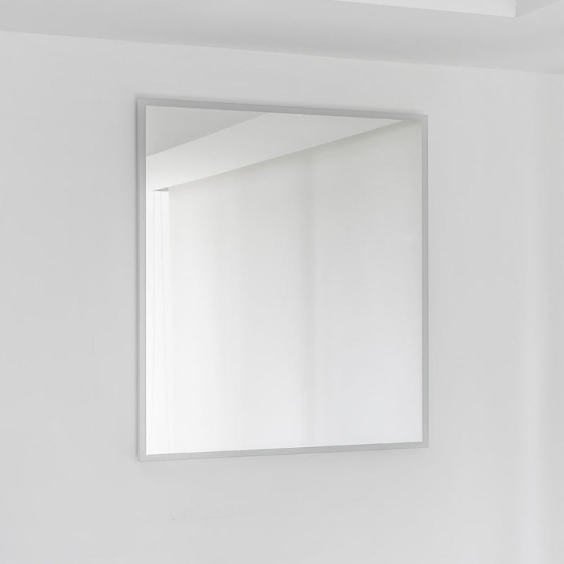 Milan Led Vanity Mirror - Wall Mount - 40W x 40H" Glass/Glass