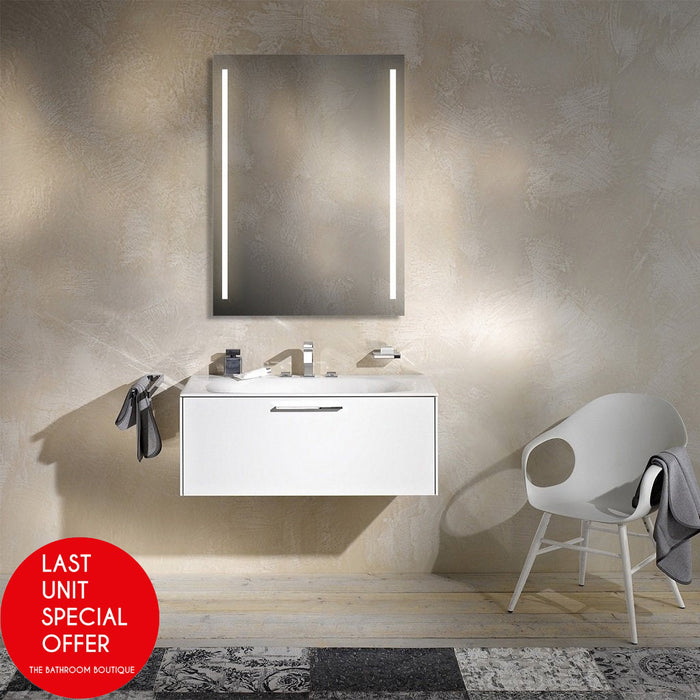 Rome Led Vanity Mirror - Wall Mount - 24W x 36H" Glass/Glass - Last Unit Special Offer