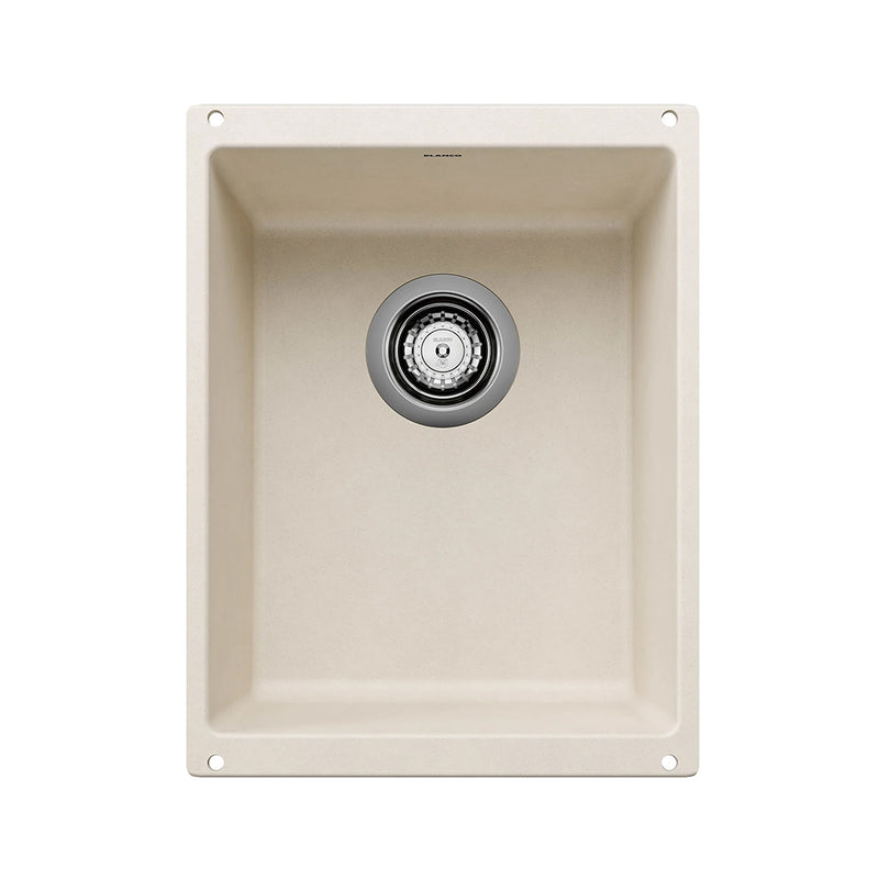 Precis Single Bowl Bar Sink - Under Mount - 14" Silgranit/Soft White