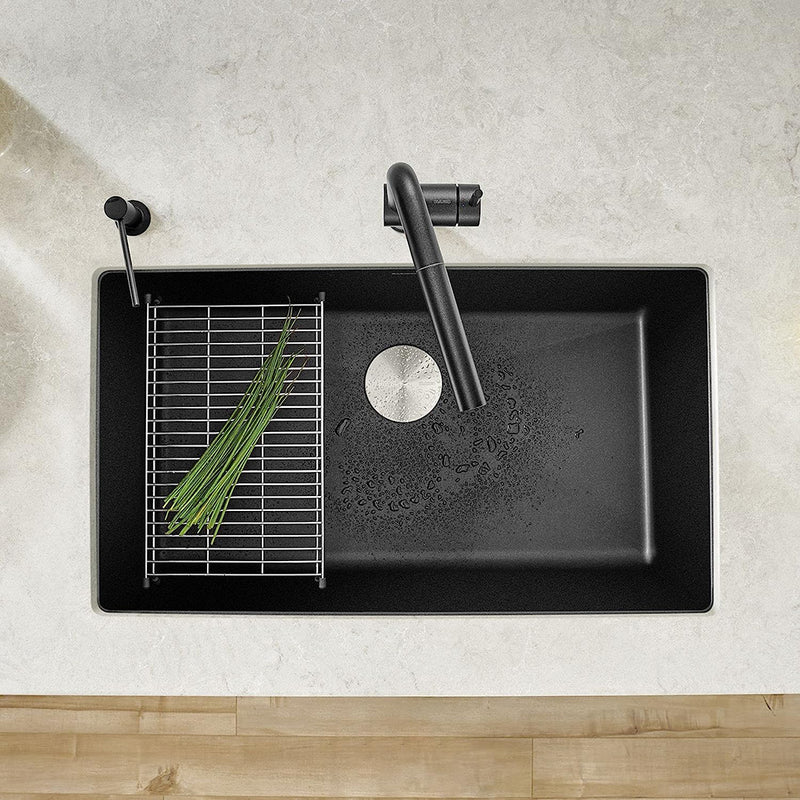 Precis Single Bowl Kitchen Sink - Under Mount - 32" Granite Composite/Anthracite