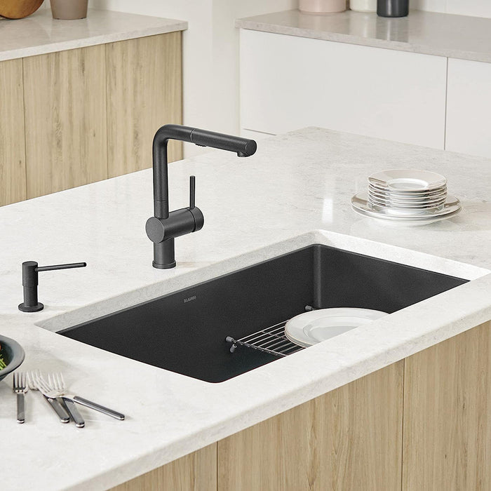 Precis Single Bowl Kitchen Sink - Under Mount - 32" Granite Composite/Anthracite