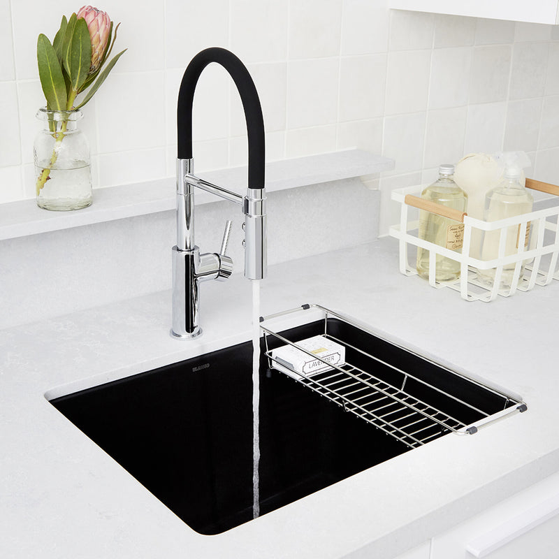 Liven Laundry Sink - Under Mount - 25" Granite Composite/Coal Black - Last Unit Special Offer