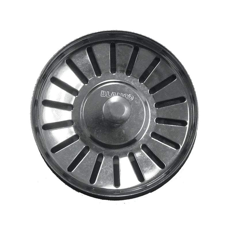 Silgranit Waste Disposal Strainer - Single Hole - 4" Silgranit/Polished Chrome