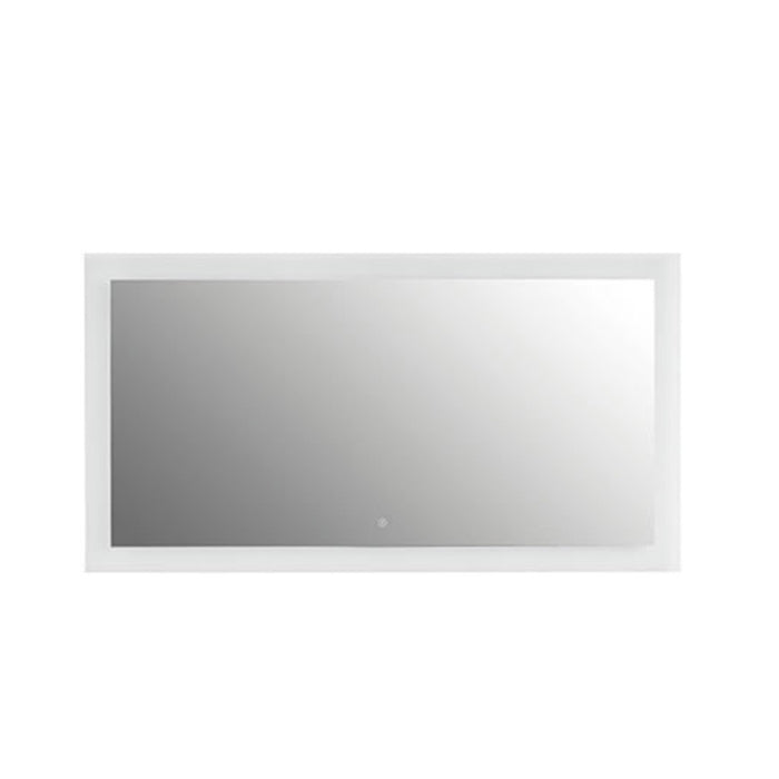 Elegant Led Vanity Mirror - Wall Mount - 57" Glass/Glass