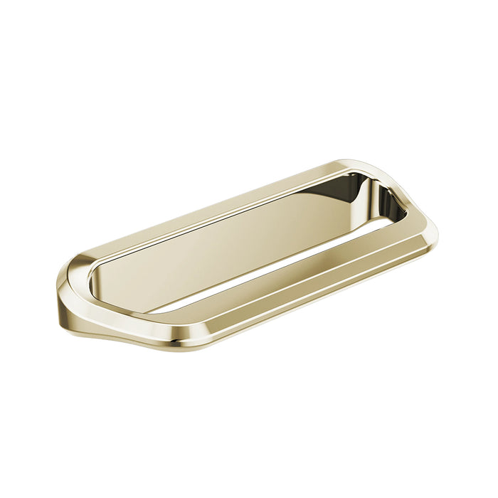 Levoir Cabinet Pull Handle - Cabinet Mount - 5" Brass/Polished Nickel