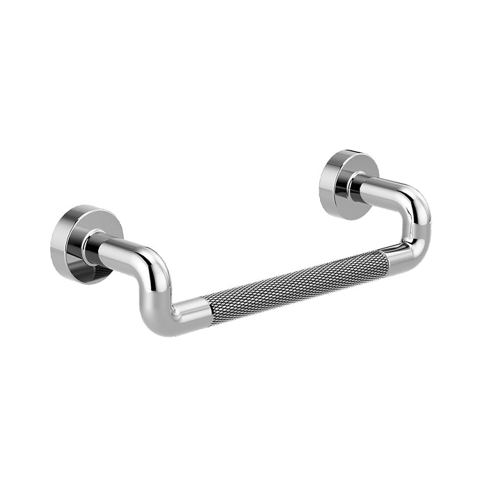 Litze Cabinet Pull Handle - Cabinet Mount - 5" Brass/Polished Chrome