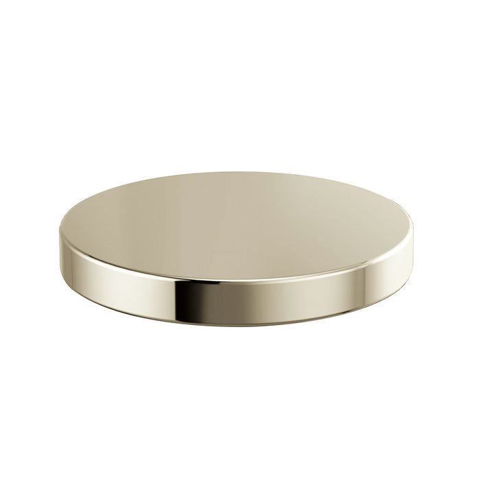 Litze Sink Hole Cover - Single Hole - 3" Stainless Steel/Polished Nickel