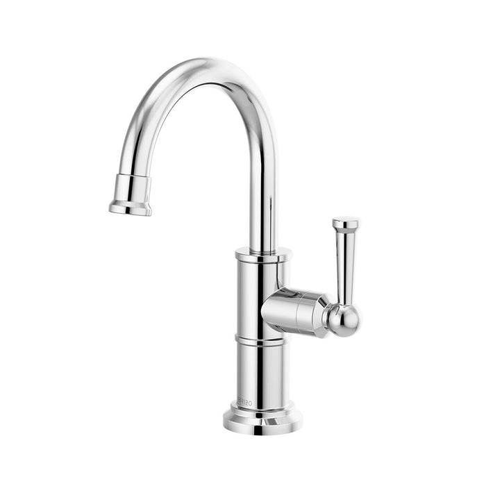 Artesso Beverage Kitchen Faucet - Single Hole - 10" Brass/Polished Chrome