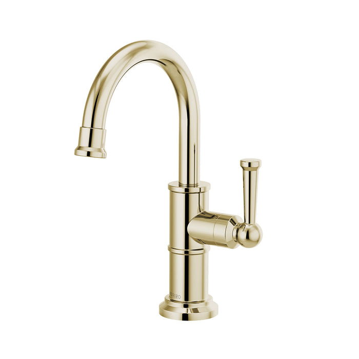 Artesso Beverage Kitchen Faucet - Single Hole - 10" Brass/Polished Nickel