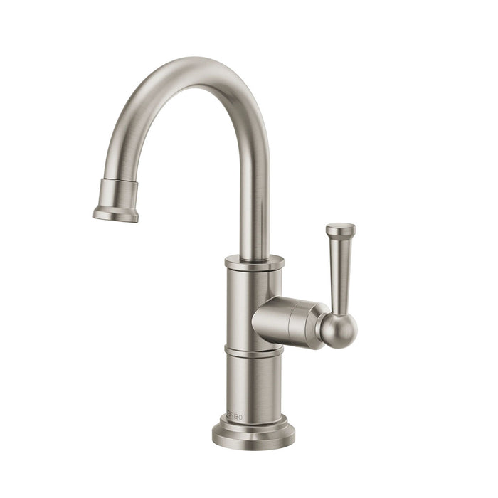 Artesso Beverage Kitchen Faucet - Single Hole - 10" Brass/Stainless