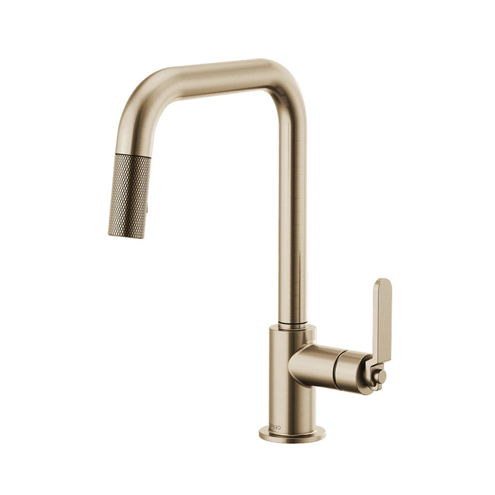Litze Pull Out Kitchen Faucet - Single Hole - 14" Brass/Luxe Gold