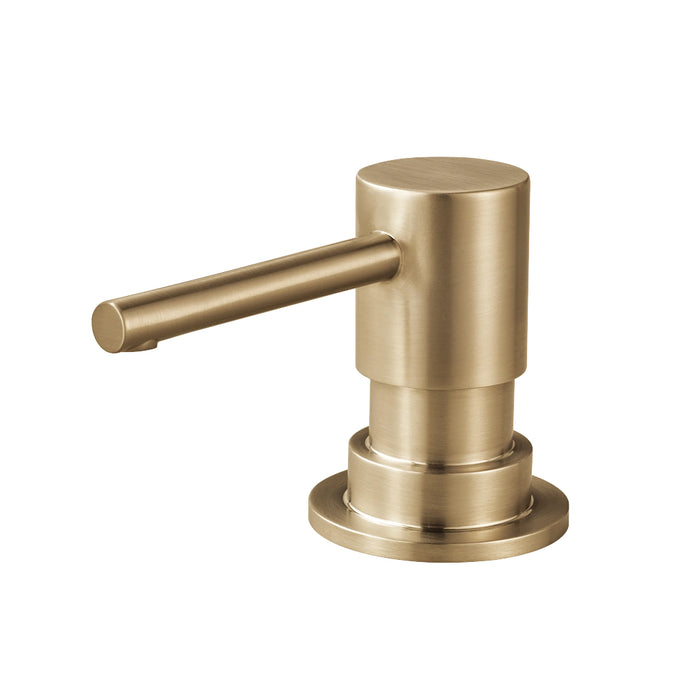 Solna Kitchen Soap Dispenser - Single Hole - 2" Brass/Luxe Gold