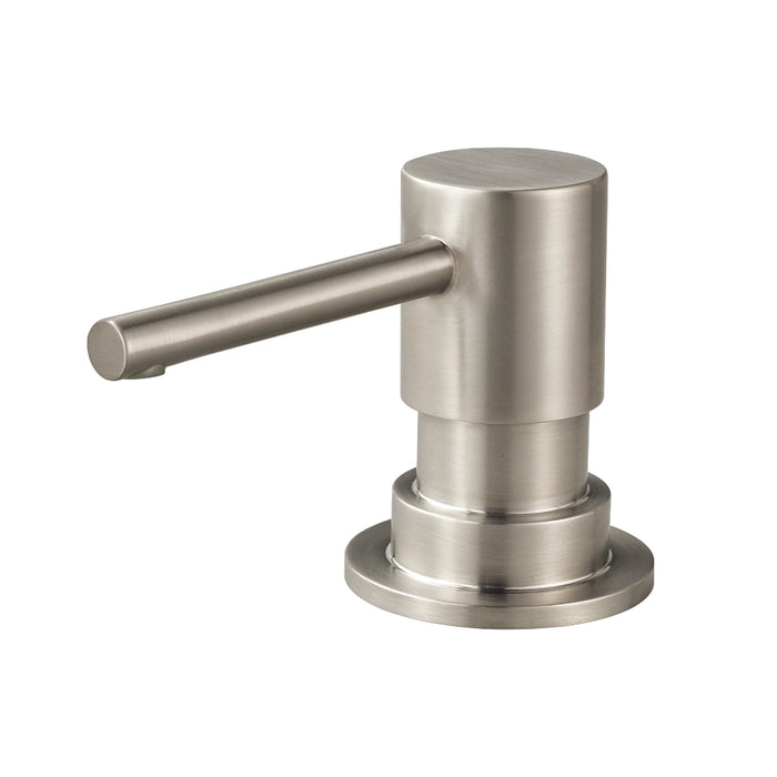 Solna Kitchen Soap Dispenser - Single Hole - 2" Brass/Stainless