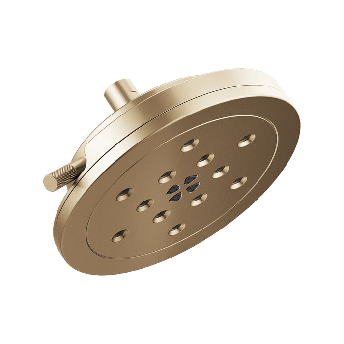 Litze 4 Functions Shower Head - Wall Or Ceiling Mount - 8" Brass/Luxe Gold