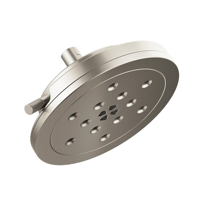 Litze 4 Functions Shower Head - Wall Or Ceiling Mount - 8" Brass/Luxe Nickel