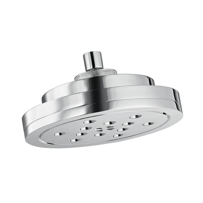 Litze 4 Functions Shower Head - Wall Or Ceiling Mount - 8" Brass/Polished Chrome