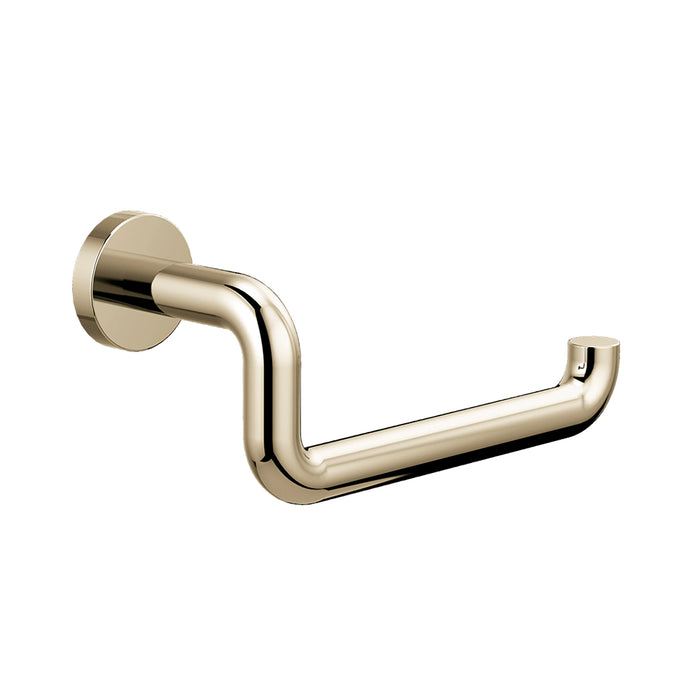 Litze Toilet Paper Holder - Wall Mount - 9" Brass/Polished Nickel